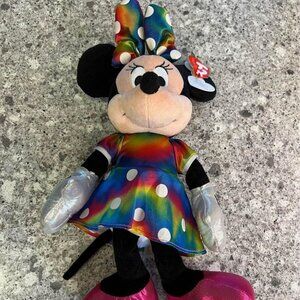 Ty Sparkle Minnie Mouse-Very Good‎ Condition!